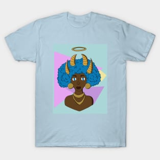 Blue poof T-Shirt